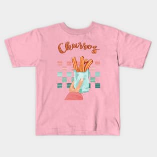 Aesthetic churros Kids T-Shirt